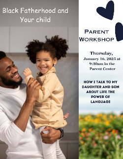 Husky Fathers, Stepfathers, Foster parents please join us for this incredible Parent Workshop.